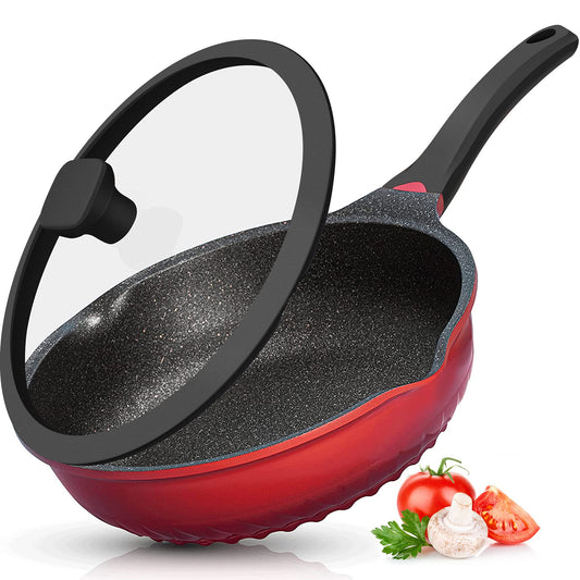 Vinchef Nonstick Skillet with Lid